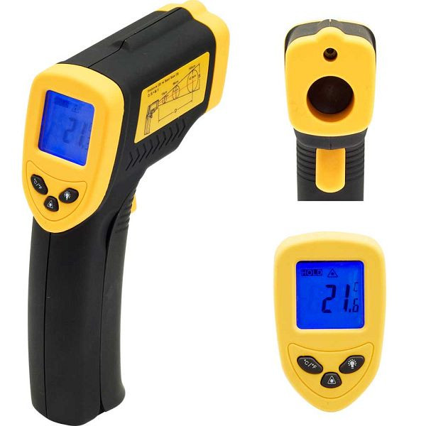 Stalgast Thermometer mit Laserpointer, Temperaturbereich -50 °C bis 380 °C, KK1908001