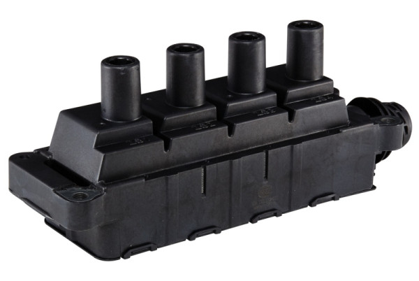 HELLA Zündspule, 12V, 6-polig, Blockzündspule, geschraubt, 5DA 193 175-641