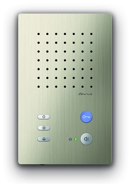 TCS Audio Innenstation zum Freisprechen Serie Carus ADAPTO, Aufputzmontage champagner, CAI1000-0152