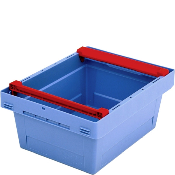 BITO Mehrwegbehälter MB Deckel/Bügel/Kufe /MBB43171 400x300x173 taubenblau, Bügel, C0402-0035