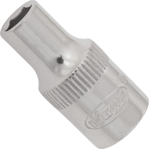 VIGOR Steckschlüsseleinsatz, Vierkant hohl 6,3 mm (1/4 Zoll), Außen-Sechskant Profil, 5 mm, V2416N