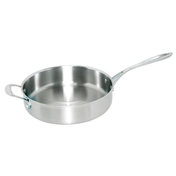 Vogue Tri Wall Sauteuse 28cm, langlebige, robuste Konstruktion mit 2,7 mm Stärke, GG032
