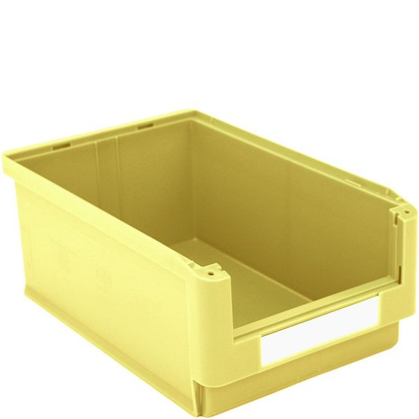 BITO Sichtlagerkasten SK Set /SK5032 500x313x200 gelb, inklusive Etikett, 6 Stück, C0230-0022