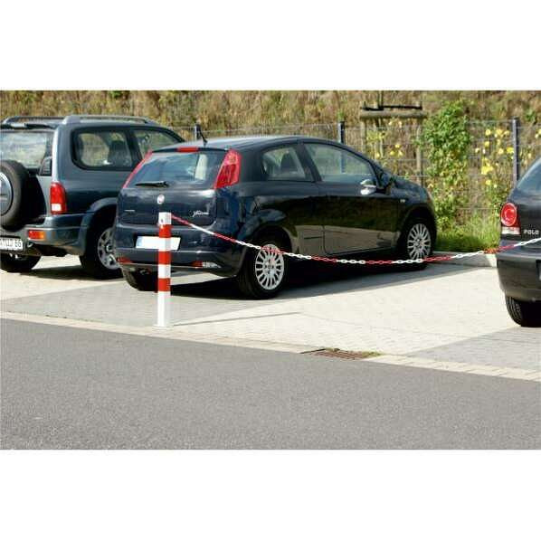 Schake Absperrkette aus Stahl, geschweißt, Drahtstärke 6 mm, verzinkt, VE: 10 m, 430_66-VE10