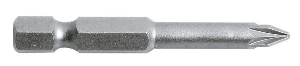 Kraftwerk 1/4" Kreuzschlitz-Bit für Pozidriv-Schrauben 50 mm Nr. 2, VE: 25 Stück, 2812-25