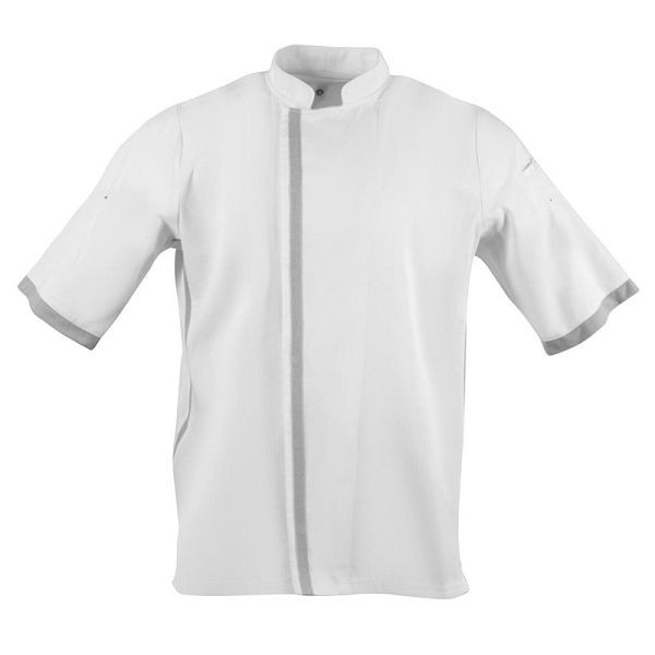 Southside Unisex Kochjacke kurze Ärmel weiß M, Cool-Vent-Technologie, B998-M