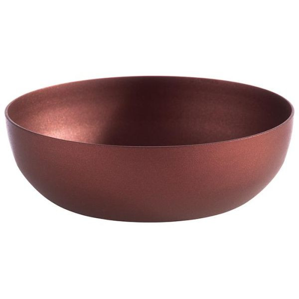 APS Schale -LEVANTE-, Ø 7,5 cm, Höhe: 2,5 cm, Edelstahl, Farbe: kupferrot, 0,05 Liter, 40706