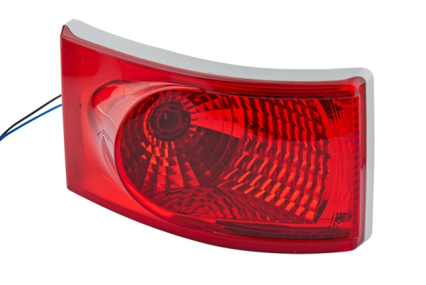 HELLA Nebelschlussleuchte, Halogen, 24/12V, Einbau, Lichtscheibenfarbe: rot, Stecker: Flachstecker, rechts/links, waagerechte Befestigung, 2NE 008 805-031