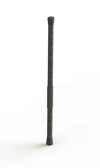 Meta Steckrohr Durchmesser 14x350 mm, verzinkt, inkl. Befestigung, Höhe: 350mm, Oberfläche: verzinkt, 20054317