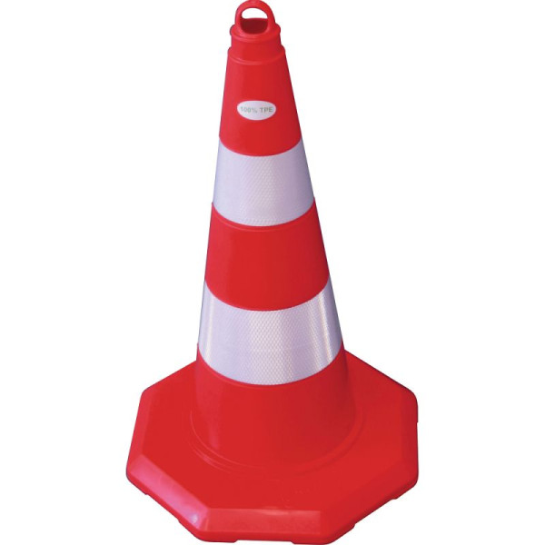 Stein HGS Leitkegel aus Weich-PVC mit Achteck-Fuß, 520 mm / 1,2 kg, 12401