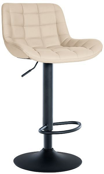 CLP Barhocker Tover Kunstleder, creme, 321045, 4251756480233