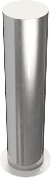 Schake Edelstahlpoller Ø 204 mm, für Dübel Befestigung mit Bodenplatte Ø 300 mm, Gesamtlänge ca. 900 mm, 40205P