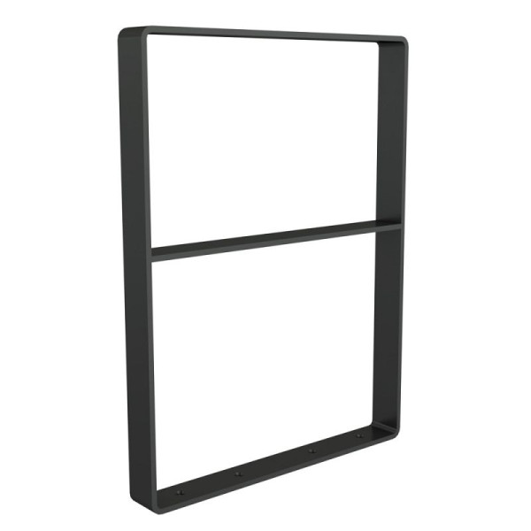 STEIN HGS Flachstahlbügel 70x10mm, zum Aufdübeln, Breite 600 mm, DB 703, mit Querholm, 80511.0004