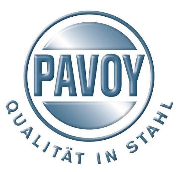 Pavoy Schließfachschrank mit Sockel 1850/500/1200, 4b x 3h, Zylinderschloss, Abteilbreite 300, glatte Türen, 61265-433-401-910