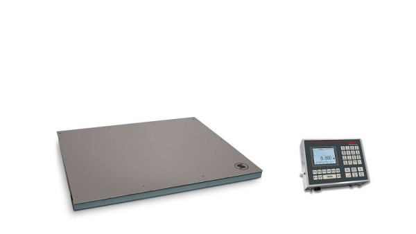 Soehnle Bodenwaage geeicht, mit Terminal 3025, Regallast 2, Höchstlast: 3000kg, Ziffernschritt: 500/1000 g, 1500 x 1250 mm, 7783.24.001/5710.00.010