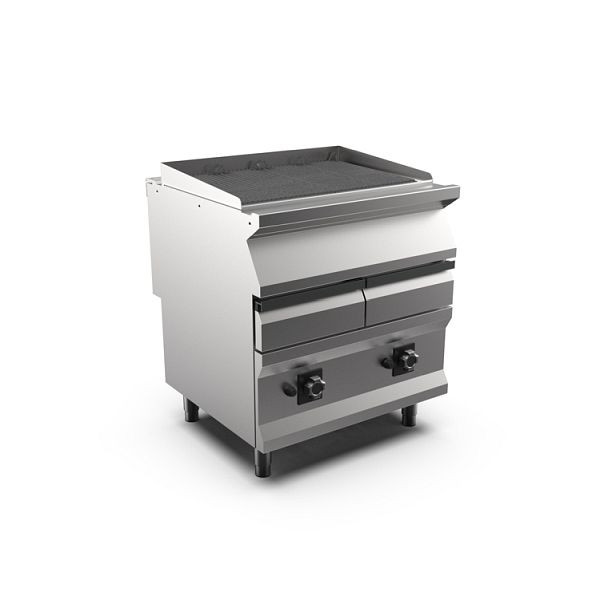 Mareno M1-900 Wasserbad-Gasgrill mit 4 gusseisernen Grillrosten, 80cm, 800(B)x920(T)x900(H)mm, GR98GA, 191.358