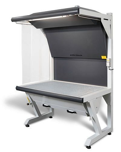 DENIOS Absaugtisch für Schleifarbeiten, Arbeitsfläche 2000 x 900 mm, 248405