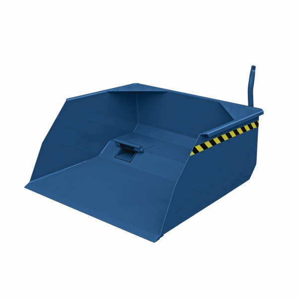 Eichinger Industrie Schaufel mit Staplergabel-Durchschub, 4000 kg, 2250 Liter enzianblau, 20632100000097