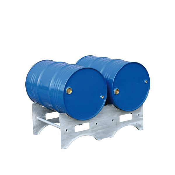 Eichinger Industrie Fasspalette modular zu ergänzen und zu stapeln, 2 x Fässer enzianblau, 22610100000097
