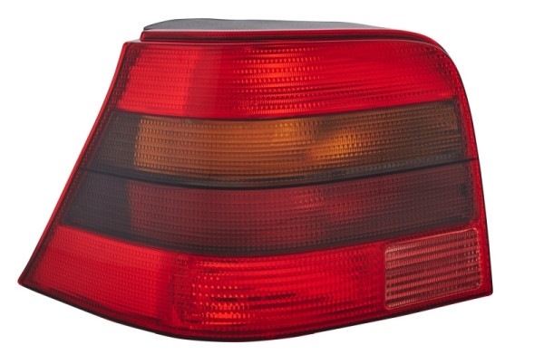 HELLA Heckleuchte, Glühlampe, grau/rot, für u.a. VW Golf IV (1J1), ECE/CCC, links, 9EL 148 179-031