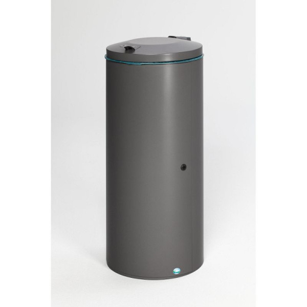 STEIN HGS Abfallsammler 120 ltr. mit Einflügeltür mit Doppelbart-Schloss, Eisenglimmer (ähnl. DB 703), Eisenglimmer (ähnl. DB 703), 82018.0001