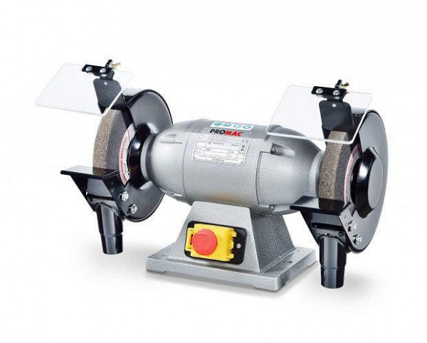 Promac Doppelschleifer, 400 V, 450 W mit Schleifscheiben K36 und K60, 325E