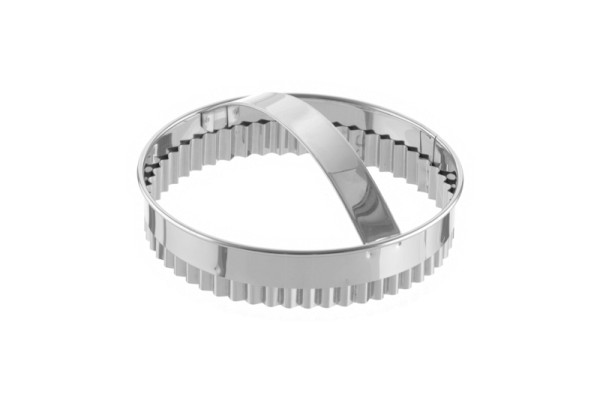 Schneider Ausstecher "Rund", gezackt 140 mm, Höhe 30 mm, Edelstahl, 199730
