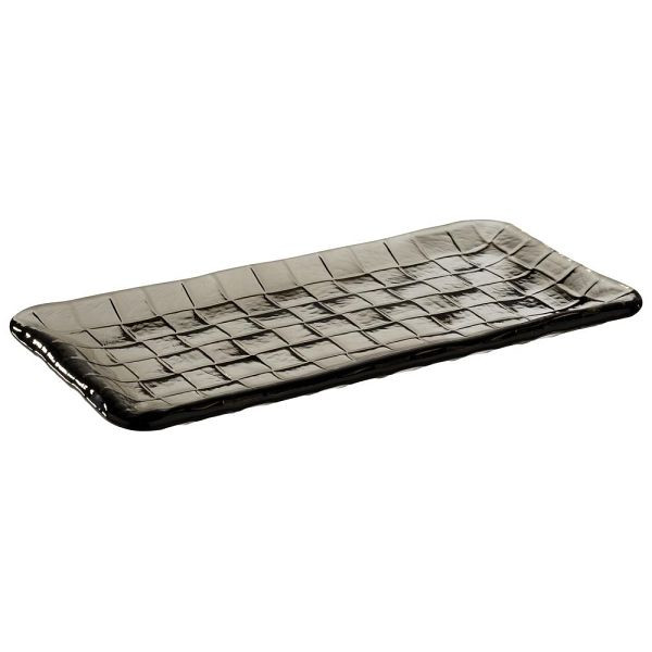 APS Teller / Sushiboard -TAKASHI- 26 x 13, Höhe: 1,5 cm, VE: 3 Stück, grau, 40903