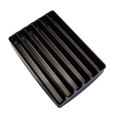 ADB Einleger / Einteiler schwarz 6-fach, gleichlang, 88517