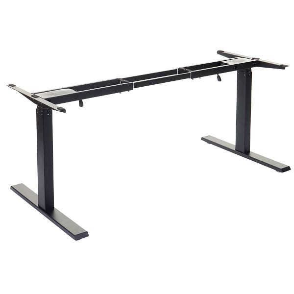 Mendler Gestell HWC-D40, variables Tischgestell für Schreibtisch, elektrisch höhenverstellbar Memory 29kg, schwarz, 62767