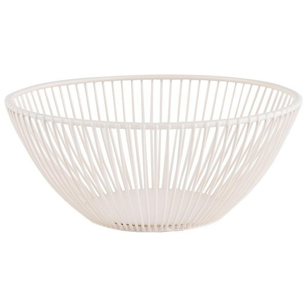 APS Korb -SVART- in whisper white Ø 20 cm, Höhe: 8 cm, 30426