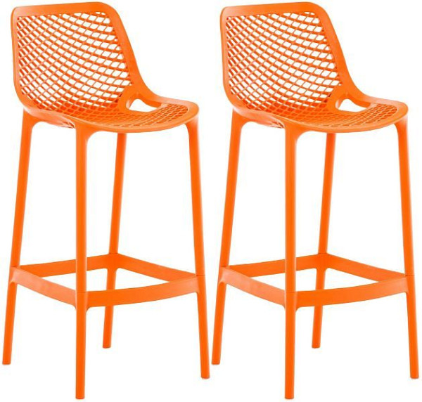 CLP Barhocker Air, orange, VE: 2 Stück, 319582, 4251756466978