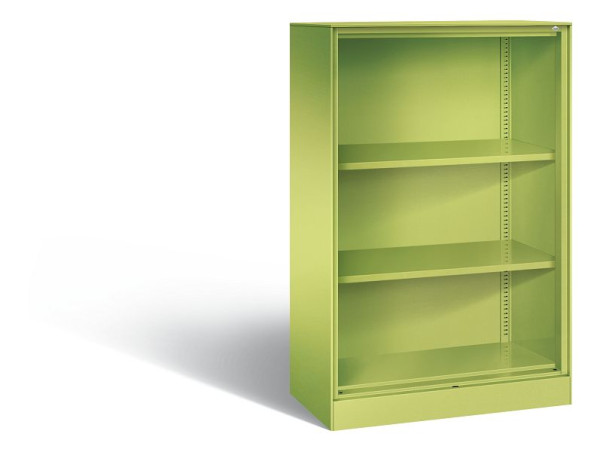 C+P Büroregal Asisto, H1310xB800xT435mm, Farbe: Viridingrün, 3 OH, 140033-000 S10055