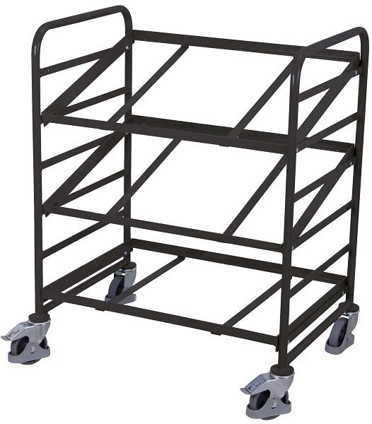 VARIOfit Eurokastenwagen, Ladefläche: 825 x 610 mm, RAL 7016 anthrazitgrau, sw-610.200/AG