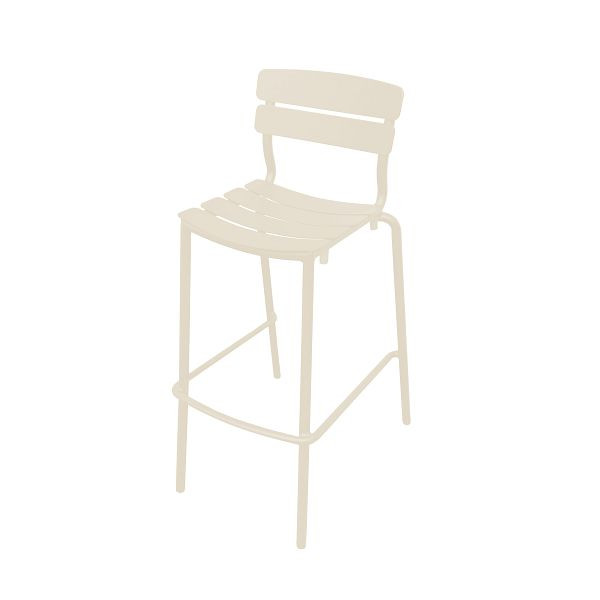 Feros Shade Stapelbarer Barstuhl, Sand, Indoor & Outdoor, 150598