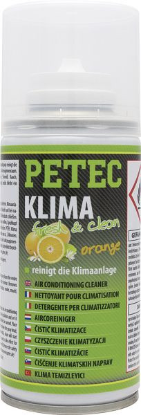 Petec Klima Fresh & Clean, Orange, 75ml, VE: 12 Stück, 71460