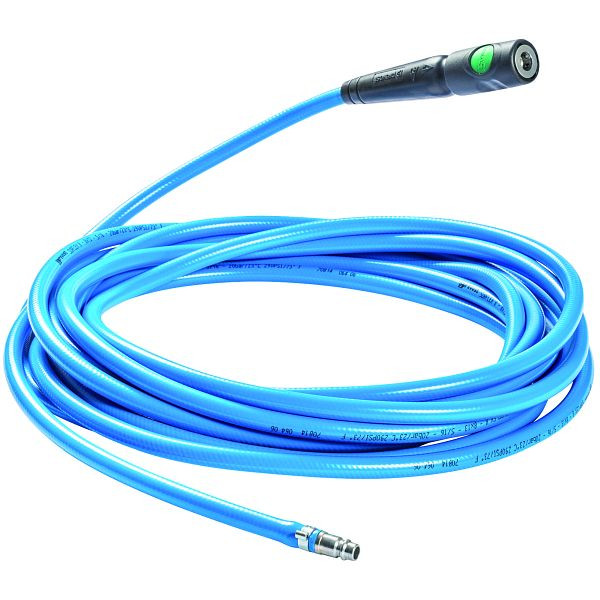 Prevost Schlauchverlängerung mit PVC-Schlauch SURFLEX + Sicherheitsschnellkupplung prevoS1, ØInnen/Außen=9x14,5mm, Länge=15m, Kupplung=ESI 07, RAL XESB915