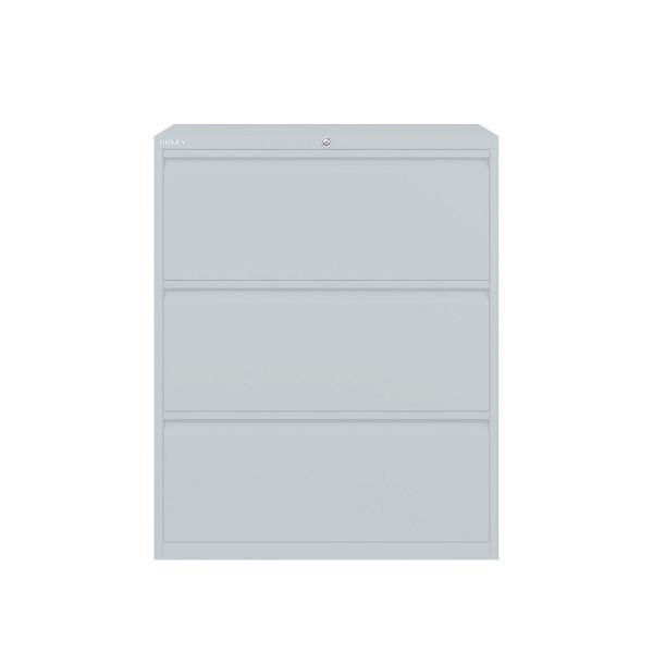 Bisley Essentials Schubladenschrank, Höhe 1000-1024 mm, 145 lichtgrau antibakteriell, YESF0810145