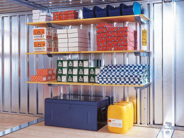 FLADAFI Lagerregal 2.000, 2 Regalsäulen und 6 Kragarmen aus verzinktem Stahlblech, F1192