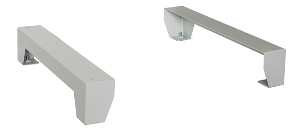 C+P 4 Füße Set, 90 mm hoch, Farbe: Lichtgrau, 9-8023-702