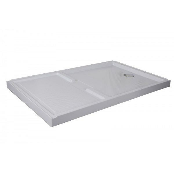 Sanotechnik ABS Eckbrausetasse, Abmessungen 145x90x7cm, P129