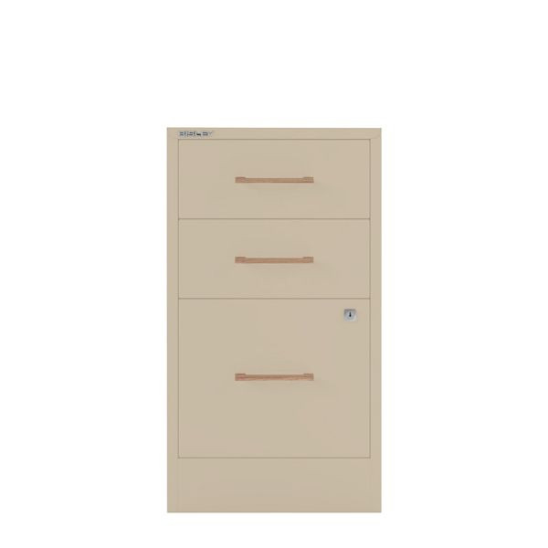 Bisley Home Filer, 2 Universal-, 1 HR-Schublade, Eichengriff, 643 sand, PFA3OH643