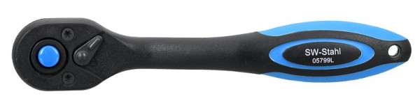 SW-Stahl Umschaltknarre, 1/4", ergonomisch, Kunststoff, 05799L