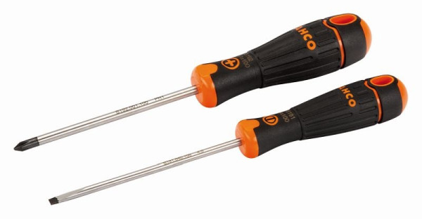 Bahco Schraubendreher-Satz, BahcoFit, 2-teilig, Schlitz 4.0 mm + PH 1, B219.002