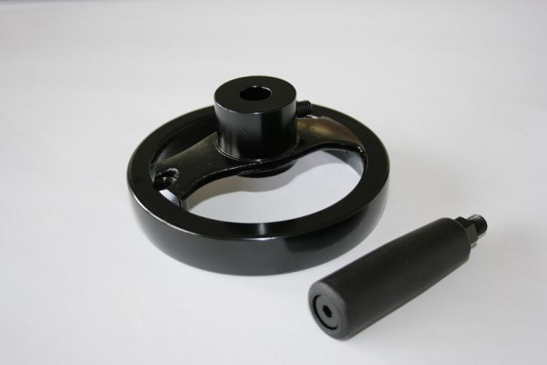 ELMAG Handrad komplett mit Griff (Nr. 63) für Schraubstock zu CY210-2G, 9709463