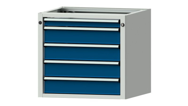 ANKE Werkbänke Unterbauschrank, Modell 1807 V, 660 x 615 x 600 mm, RAL 7035/5010, 402.516