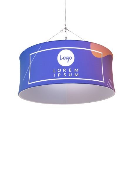 Showdown Displays Zip-up rund S, silber, Aluminium, ZURS