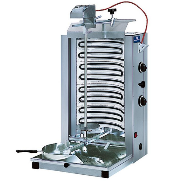 Mastro Elektro-Dönergrill mit 2 Heizzonen, Motor oben, 30 kg, ECO4/N