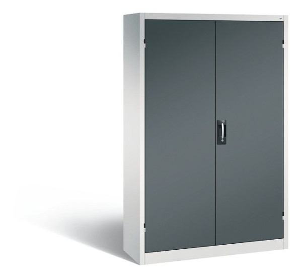 C+P Büro-Drehtürenschrank Acurado, H1950xB1200xT400 mm, Lichtgrau/Anthrazit, 9460-05 S10049