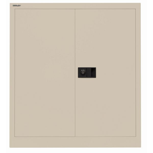 Bisley Flügeltürenschrank UNIVERSAL, 1 verzinkter Fachboden für 2 Ordnerhöhen, Breite 914 mm, 643 sand, E402A01G643